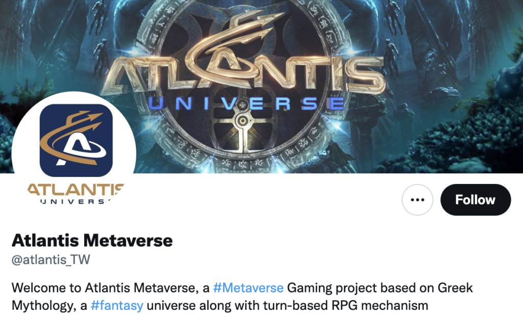 Atlantis Universeの公式SNS