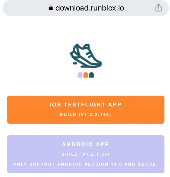 RunBloxのアプリ