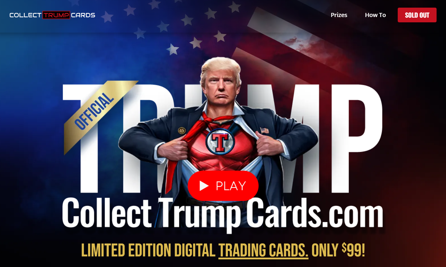 Donald Trump trading card